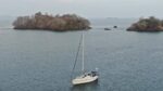 Anchored at Isla Pedro Gonzalez, Panama