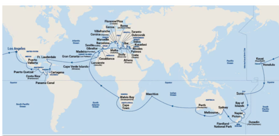 Day 117: And that’s a Lap! (around the planet), San Pedro, California